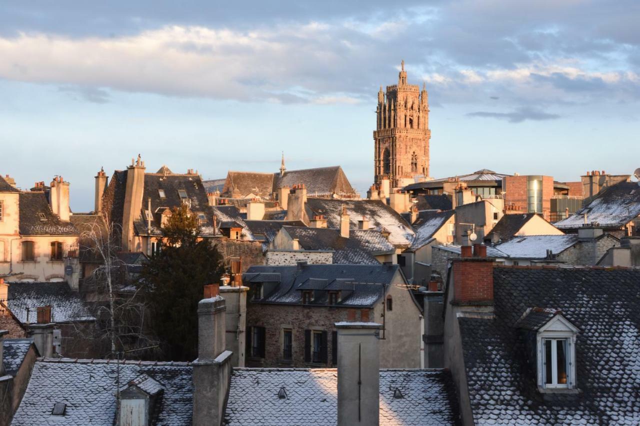 Appartement T4 Vue Unique Rodez Esterno foto